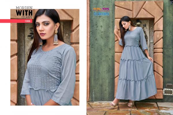 Tips Tops Celebrations Viscose Fancy Designer Kurti Collection